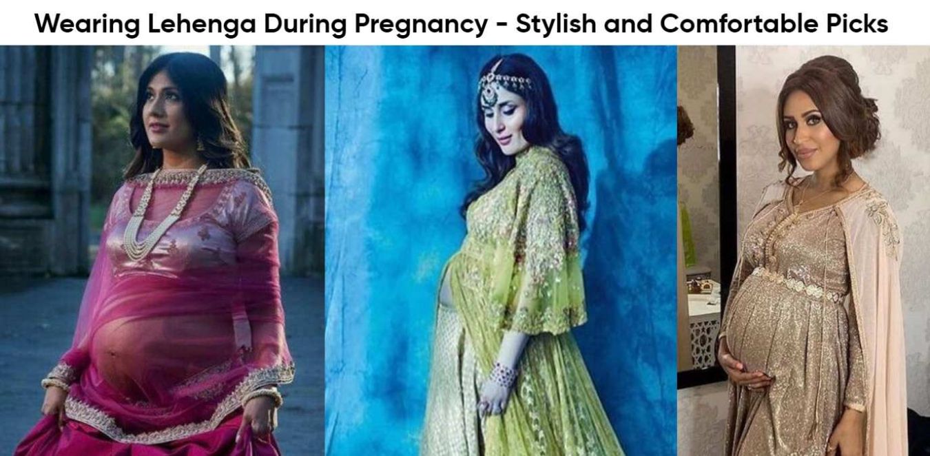 Wearing Lehenga During Pregnancy - Try These Designs